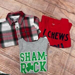 Carters Boys Size 6 Shirt Bundle